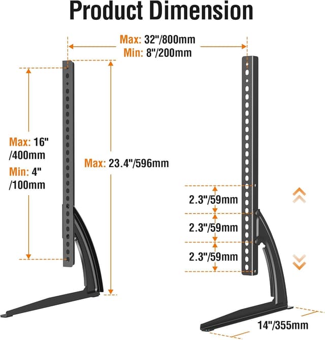 Thumbnail 5 de ELIVED EV2005 TV Stand 27–55 inch