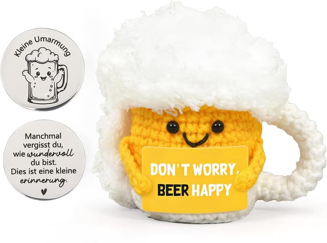 Detalle de HUKUMA Bier Geschenke Kuscheltier
