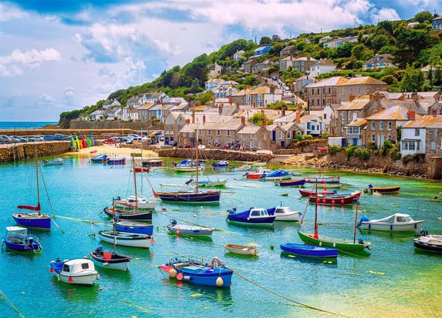 Detalle de Mousehole Harbour 1000-Piece Jigsaw Puzzle for Adults (Mousehole Village, Cornwall)
