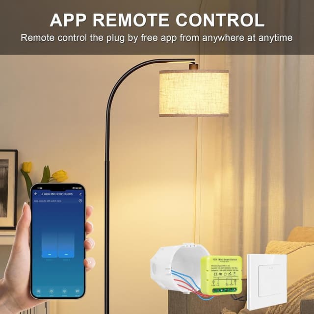 Thumbnail 2 de Interruttore smart WiFi controllo app e vocale