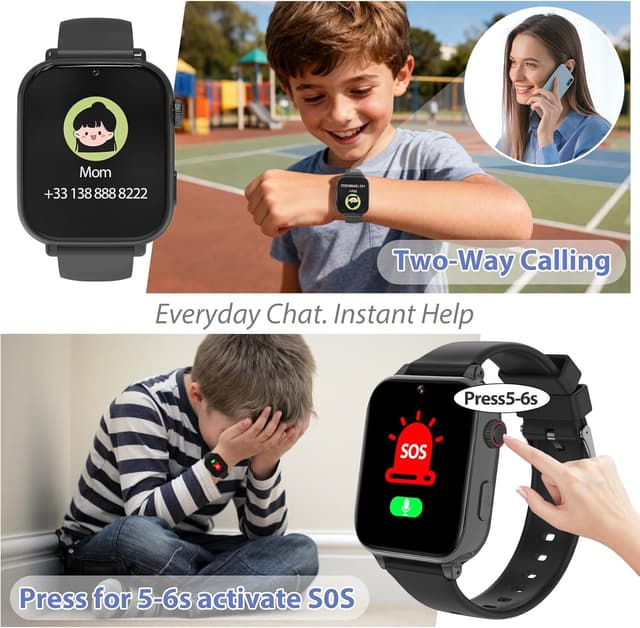 Detalle de BJLBOJEY 4G Kids Smart Watch GPS tracker
