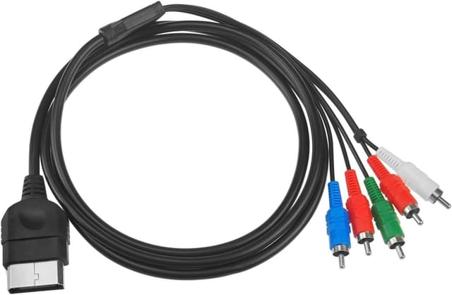 Detalle de Gam3Gear Komponenten-AV-Audio-Video-Kabel für die originale Xbox (bis 1080i, ca. 1,8 m)