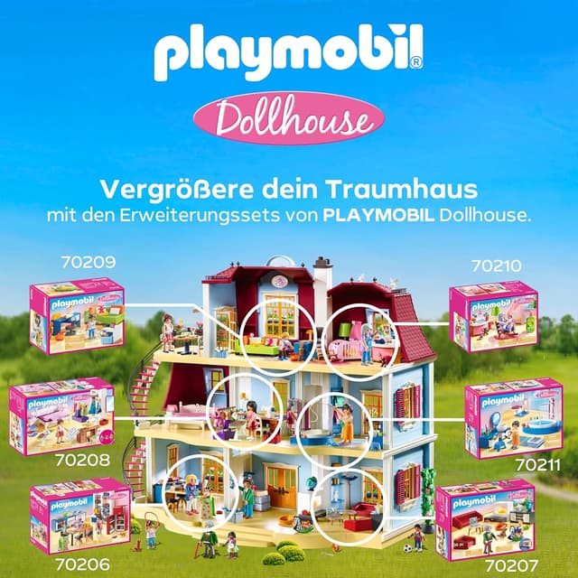 Thumbnail 6 de PLAYMOBIL 70207 Gemütliches Wohnzimmer 36 Teile