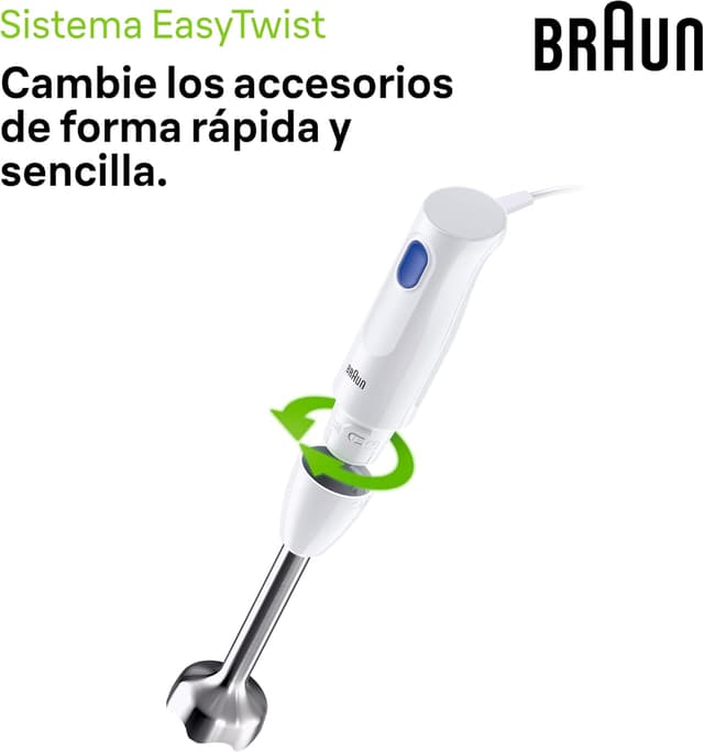 Thumbnail 4 de Braun MultiQuick 1 MQ10.001MWH Batidora de Mano con Vaso 🥄