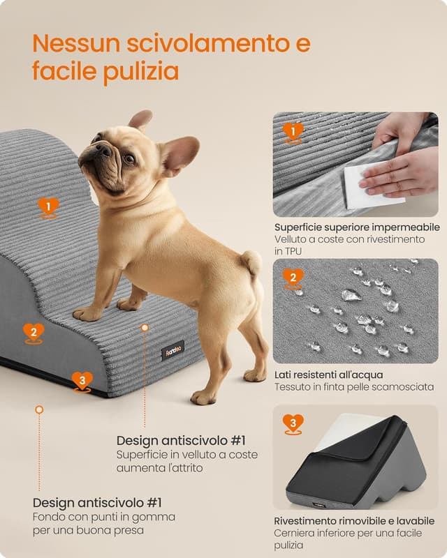 Thumbnail 4 de Feandrea PPS003G01 scala 3 gradini 43 cm 🐾