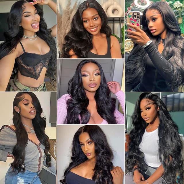 Thumbnail 6 de LUCASHA 18/20/22 Inch Body Wave Bundles with Closure (16 Inch 5x5 HD Lace Closure)