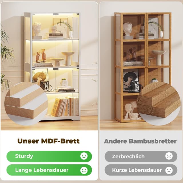 Thumbnail 6 de BROTTAR Vitrine mit LED 80 cm Breite