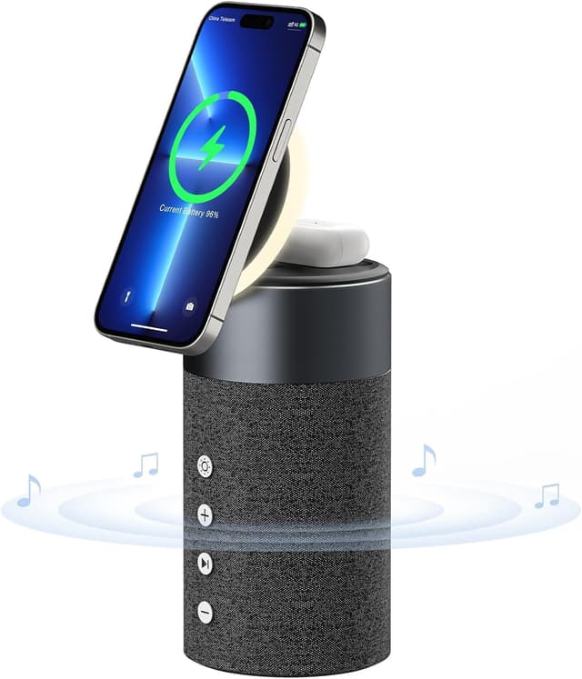 Imagen de COLSUR Bluetooth Speaker wireless charger en OfertitasTOP