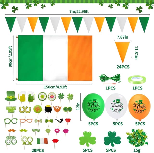 Detalle 2 de iZoeL St Patrick's Day Decorations