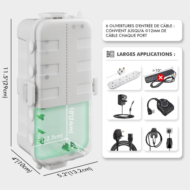 Detalle 2 de Restmo Boîte à câbles Medium 29×13,2×10 cm