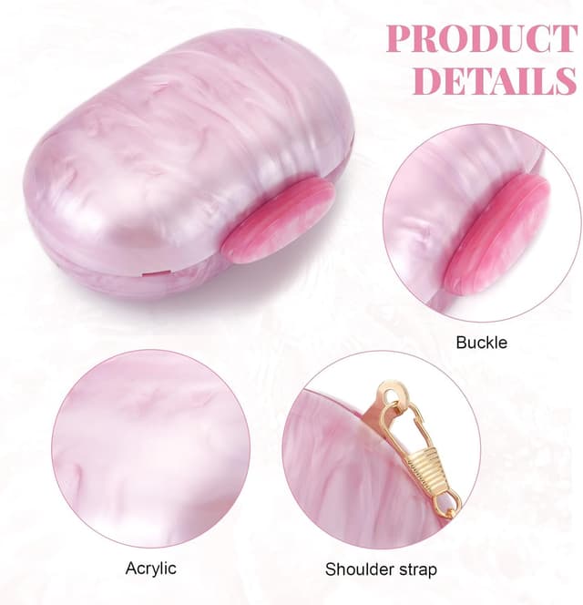 Thumbnail 4 de EVEOUT Acrylic Evening Clutch Bag for Weddings