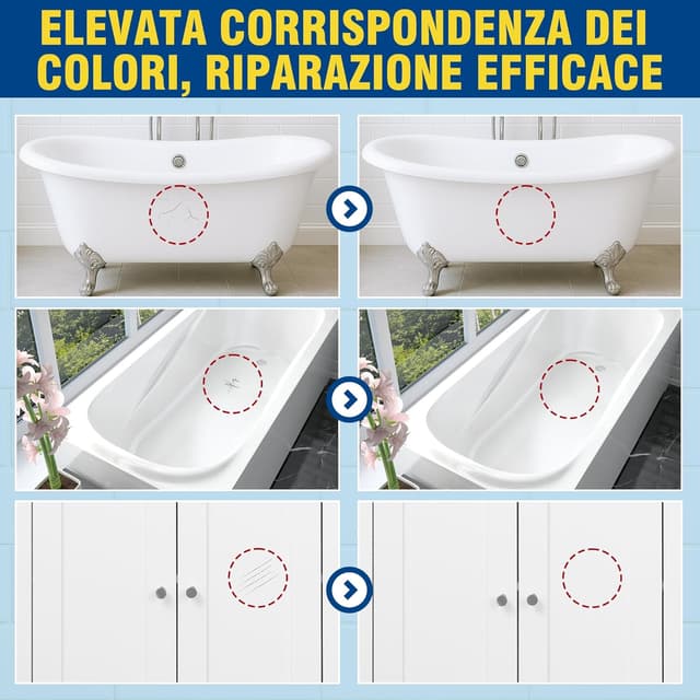 Detalle de Vernice per ritocchi smaltata bianca 30 ml