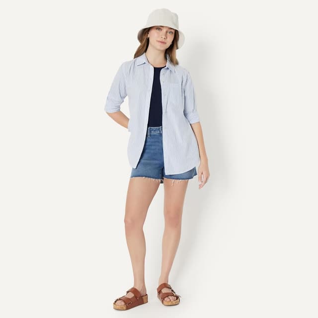 Detalle de Amazon Essentials Women’s Washed Cotton Bucket Hat