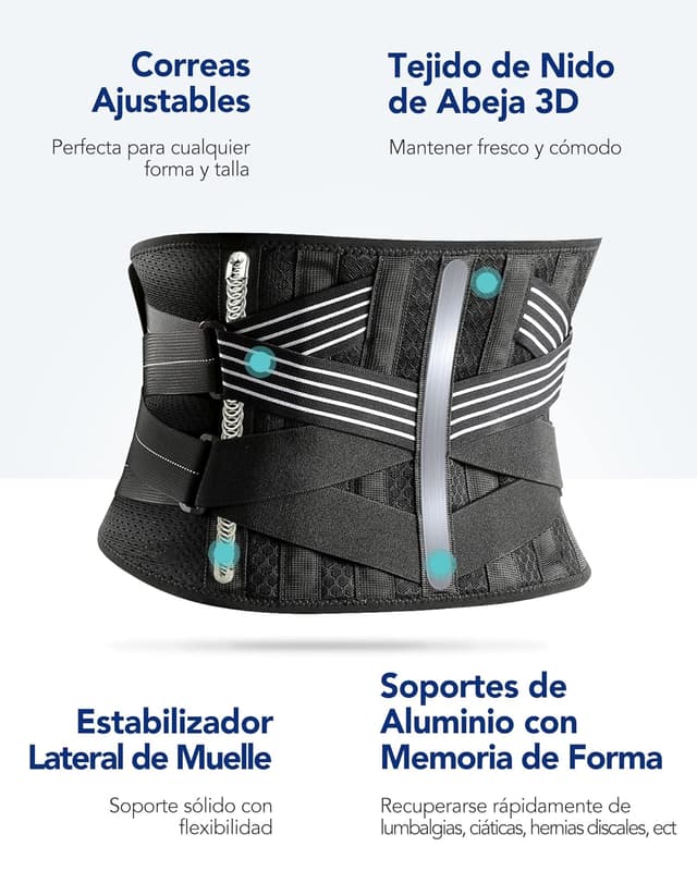 Thumbnail 1 de Fitomo Faja Lumbar para Dolor de Espalda y Lesiones 💪