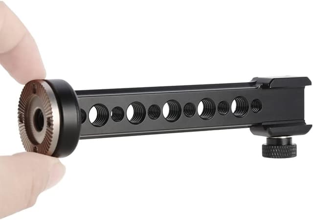 Detalle de NICEYRIG NATO Rail Extension Bar with Rosette Mount Adapter with NATO Clamp