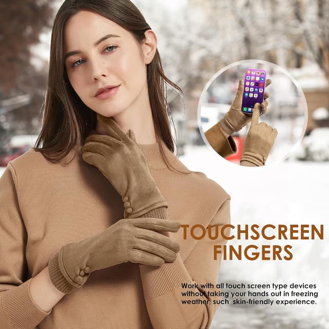Thumbnail 2 de Dsane Women's Winter Touchscreen Texting Gloves