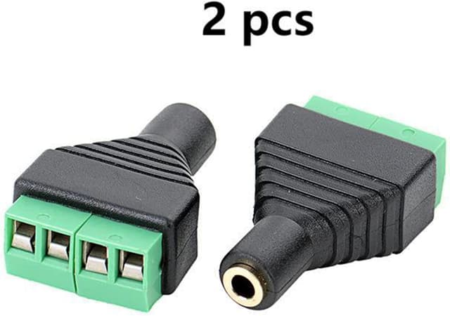 Thumbnail 6 de SHANFEILU 3,5-mm TRRS-Adapter (4-polige Buchse) auf 4-Schrauben-Terminal – lötfrei, 2 Stück