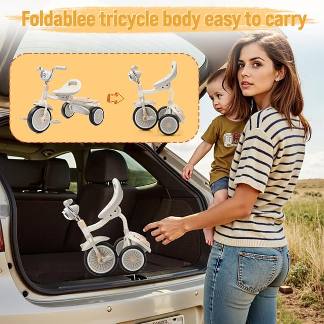 Detalle de Triciclo UBRAVOO pieghevole 65 x 50 x 38 cm