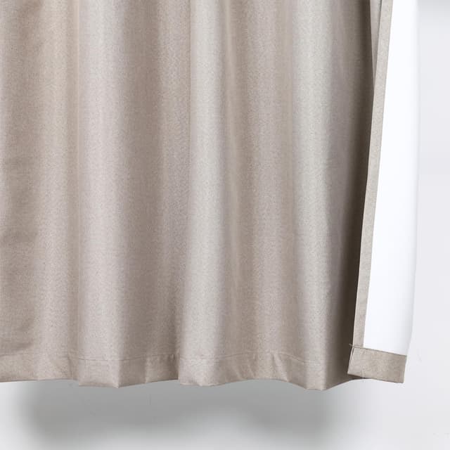 Thumbnail 6 de Chlophy Blackout Curtains Linen Look Taupe Brown Eyelet (2 Panels) 66×90IN