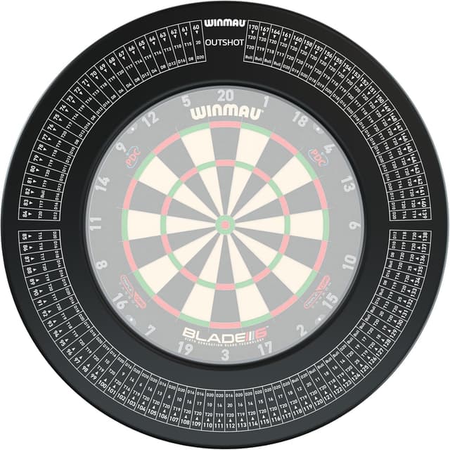 Detalle de WINMAU Dartboard Surround per freccette: protezione e cornice per tavolo da gioco