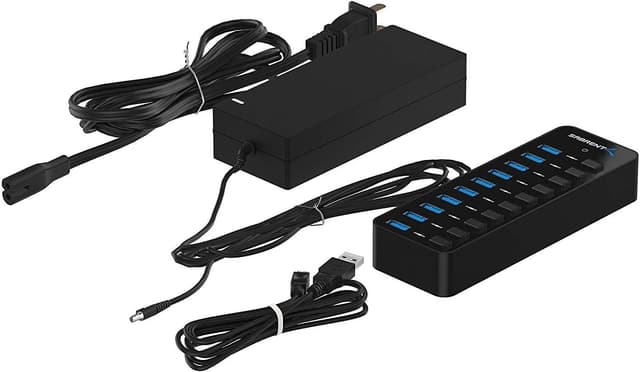 Detalle 2 de SABRENT Hub USB 3.2 Gen 1 10 porte da 60W