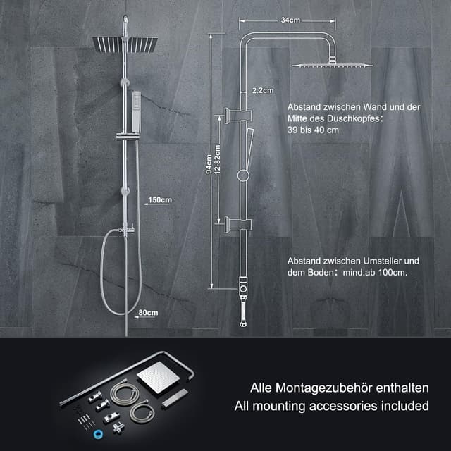 Thumbnail 5 de Görbach Colonna Doccia Acciaio Inox 20x20