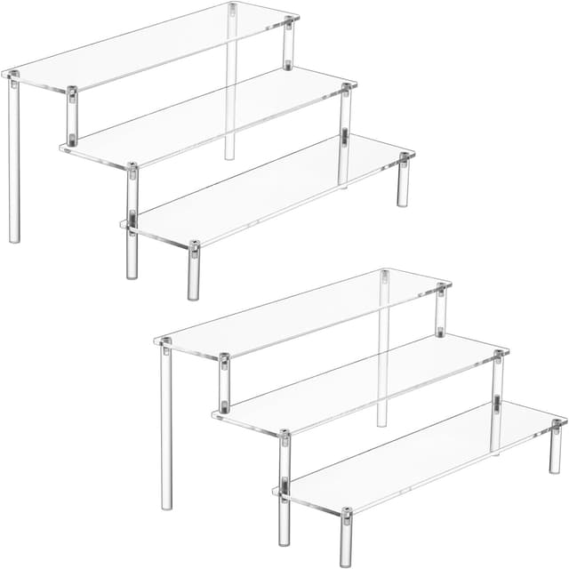 Thumbnail 6 de HENABLE Large Acrylic Display Risers 3-tier 🧁