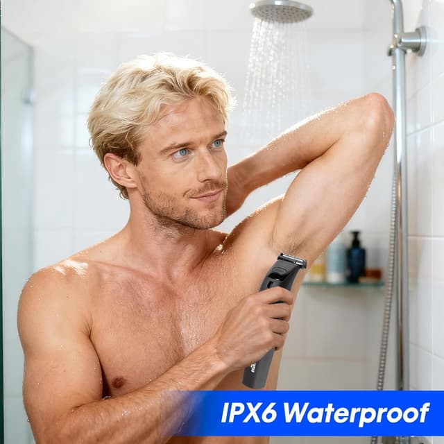 Thumbnail 4 de Carehabi Rasoio Intimo Uomo trimmer corpo IPX6 impermeabile