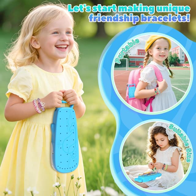 Thumbnail 4 de Whale Bracelet Making Kit for Girls 16 Pieces