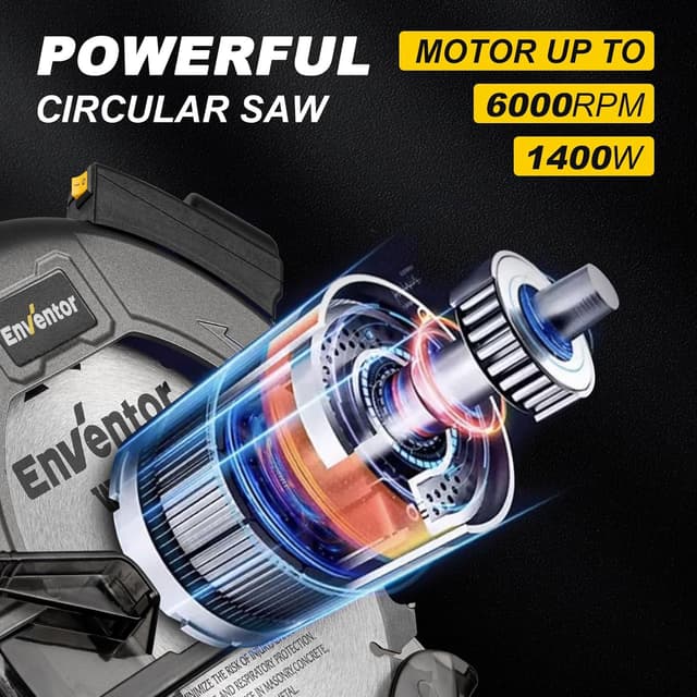Detalle de Enventor Circular Saw 1400W