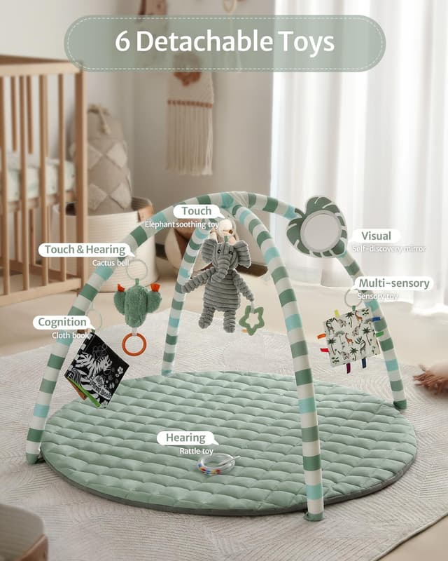 Detalle de Blissful Diary Baby Play Gym Mat 33.46 in