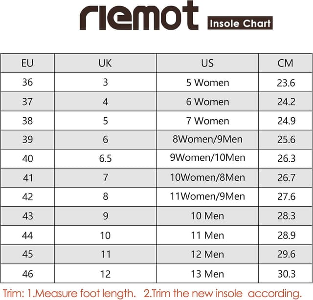Thumbnail 6 de riemot Plantillas Confortables para Zapatos