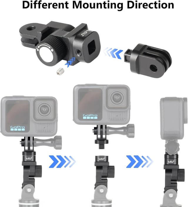 Thumbnail 2 de HSU Vertical Mount for Go Pro 180° adapter