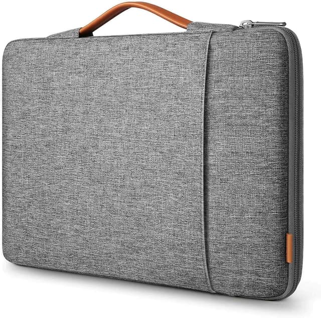 Detalle de Inateck 360° Rundumschutz Laptoptasche für 13-Zoll MacBook Air/Pro & iPad Pro/Air (Passend bis 30,5 × 21,5 cm)