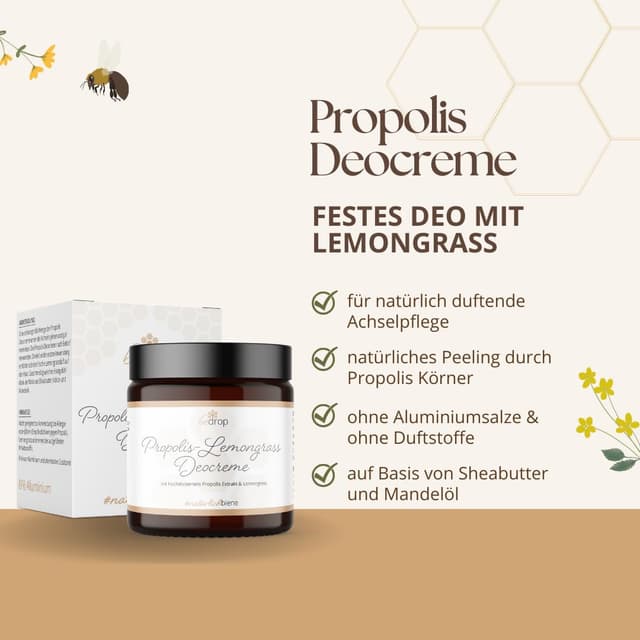 Thumbnail 2 de bedrop Propolis Deo Creme Lemongrass 30ml
