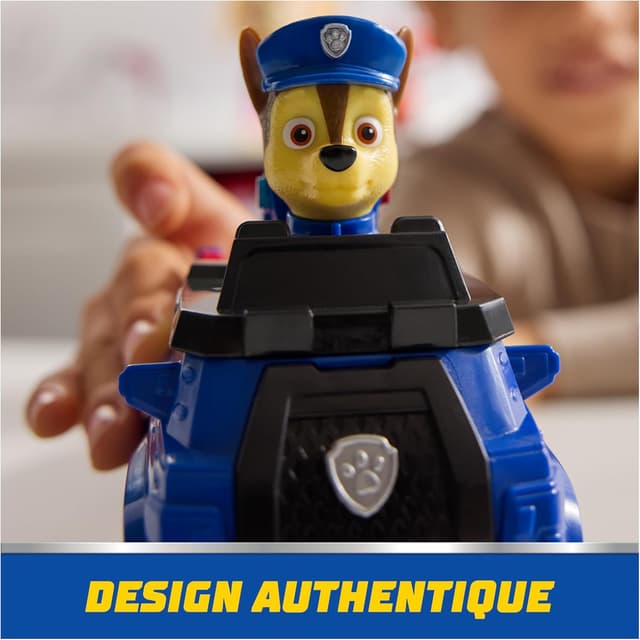 Thumbnail 6 de Paw Patrol Pat Patrouille – Véhicule figurine Chase (voiture de police) en plastique recyclé