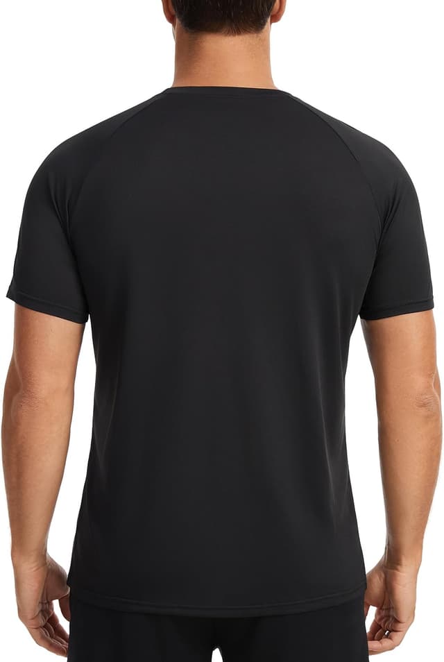 Detalle 2 de AMZSPORT Lot de T-Shirts de sport pour homme à manches courtes respirant et séchage rapide