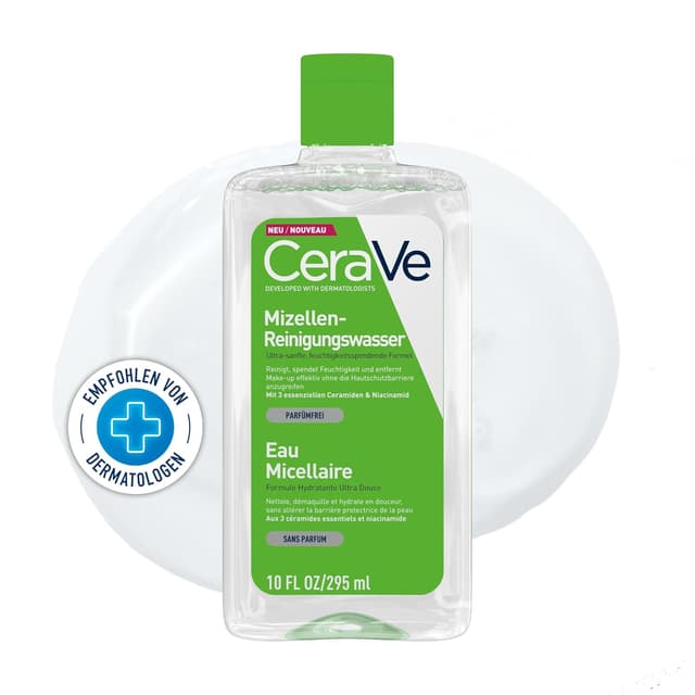 Detalle de CeraVe Mizellenwasser 295 ml für jeden Hauttyp