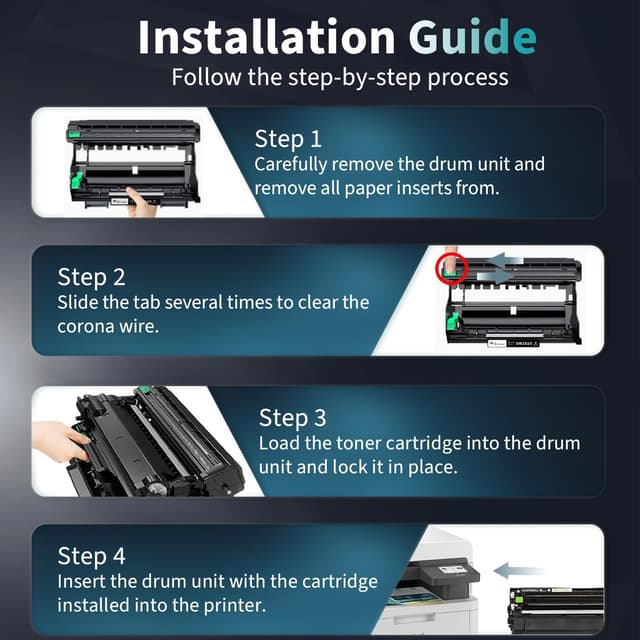 Detalle 2 de OINKWERE DR-2510 tambour Brother, 15 000 pages