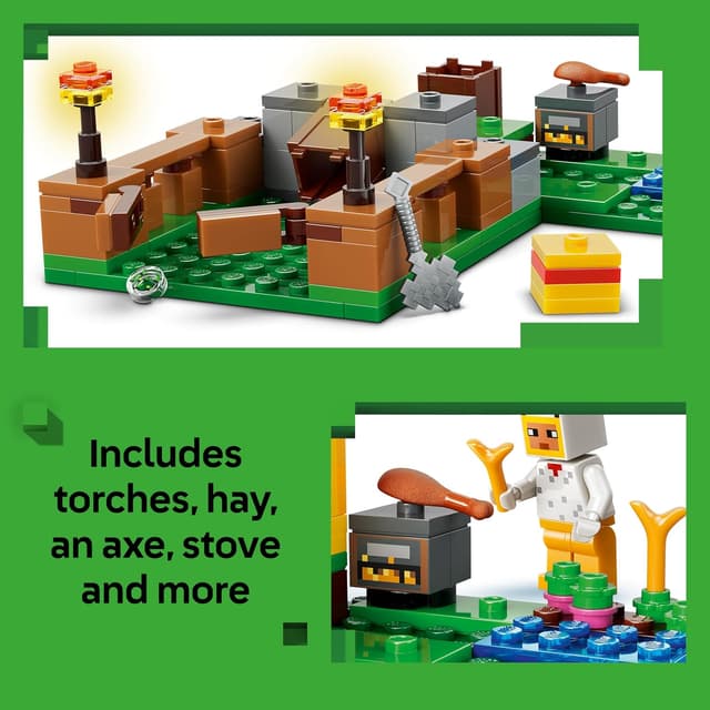 Thumbnail 2 de LEGO Minecraft Chicken Farm 21585