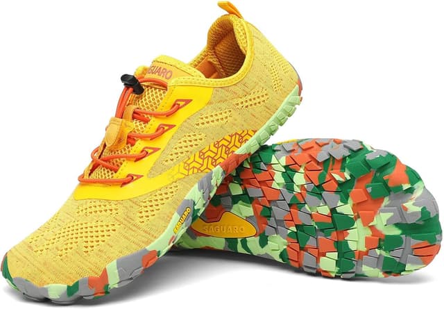 Detalle de SAGUARO Scarpe da trail running Barefoot unisex con punta ampia