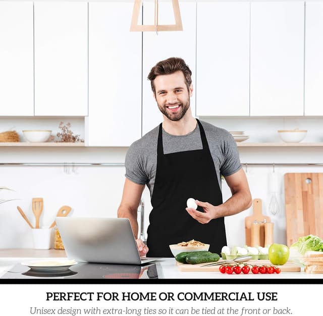 Thumbnail 4 de GREEN LIFESTYLE 12 Pack Bib Apron 12-Pack