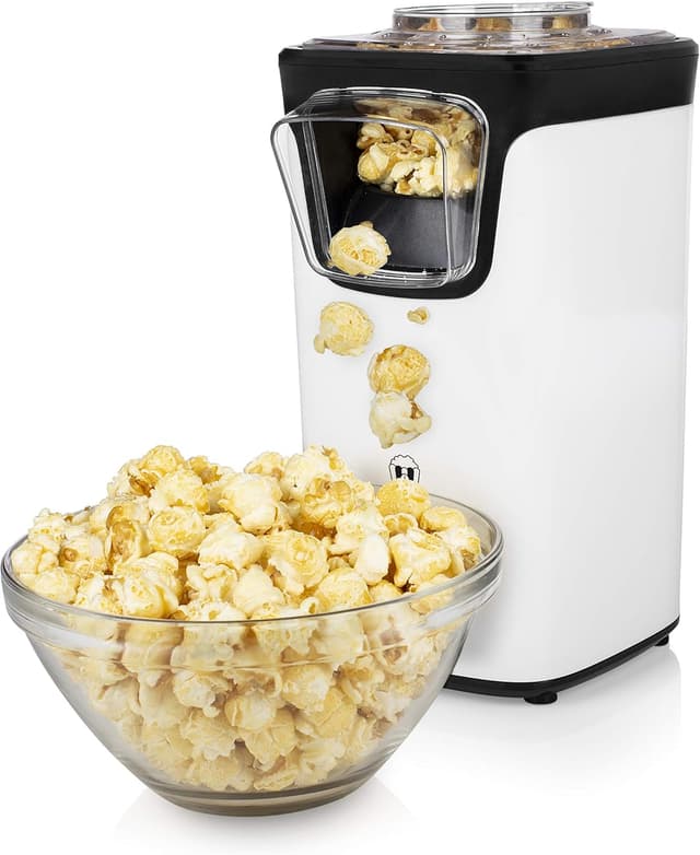 Detalle de Princess Machine à pop-corn à air chaud 1100 W 292986 : prêt en 3 min, sans huile ni graisse