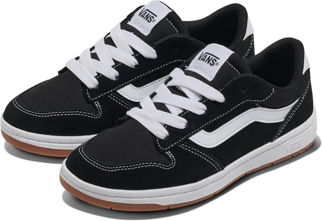 Detalle de Vans Ryland Ls BasketFemme : baskets basses femme en blanc et noir