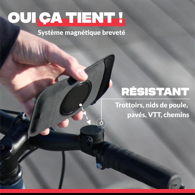 Detalle 2 de SHAPEHEART support téléphone guidon 8 kg