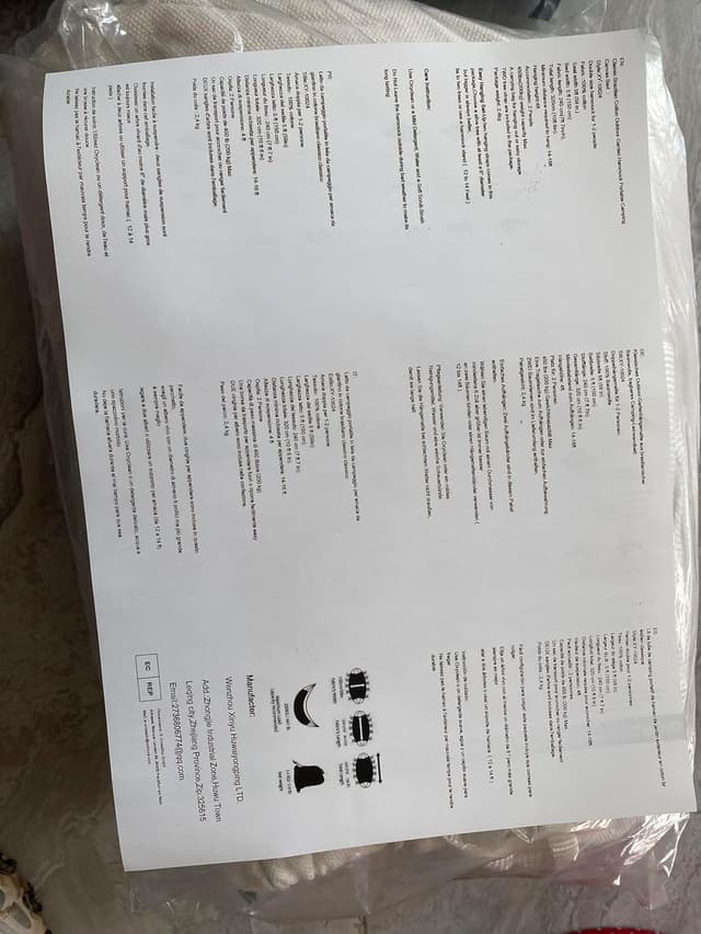 Detalle 2 de Hamaca de jardín 2 personas algodón Boho