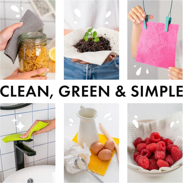 Thumbnail 1 de SUPERSCANDI Paños de Cocina Reutilizables y Biodegradables 🧽