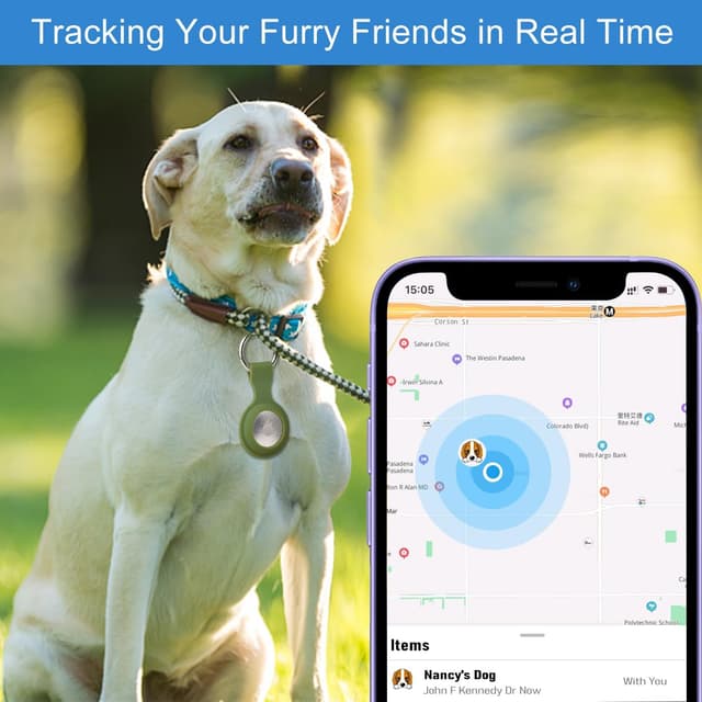 Thumbnail 3 de 4-Pack AirTag Silicone Case Holder 🔑