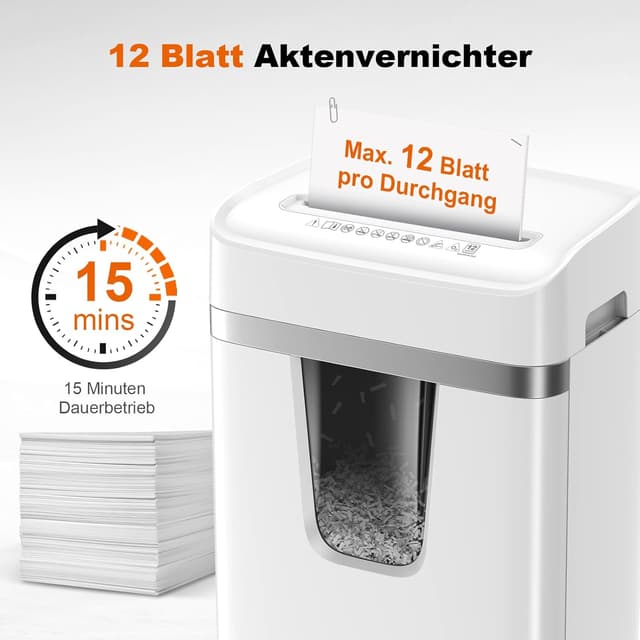 Detalle 2 de Bonsaii C282-A Aktenvernichter 12 Blatt 🗑