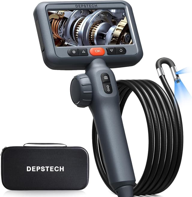Detalle de DEPSTECH dual lens endoscope 8.5mm